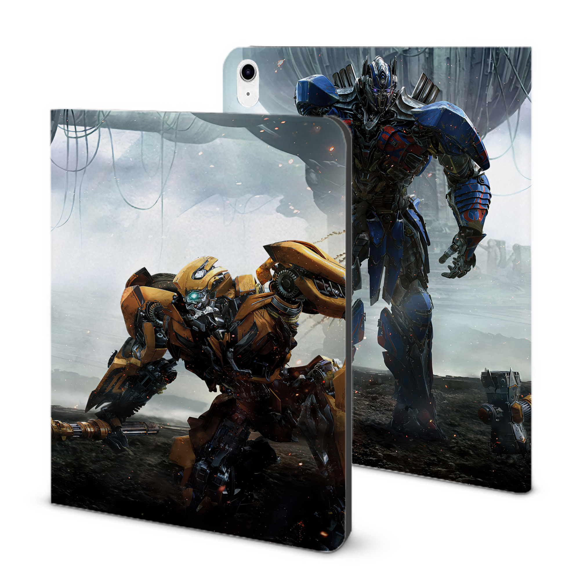 （画像用） Transformers トランスフォーマー IPad ケース ブック型 PUレザー TPU 耐衝撃 軽量 薄型 ペン収納なし 全面保護 IPad 各モデル対応